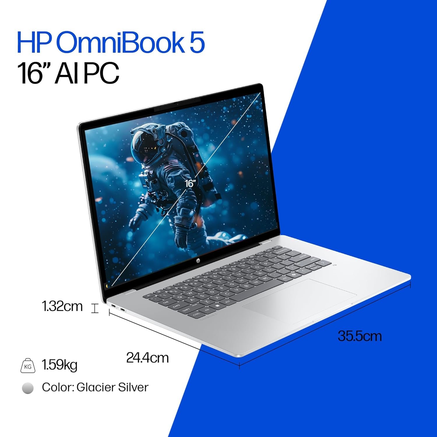 HP Omnibook 5 OLED Snapdragon X Laptop - Image 8