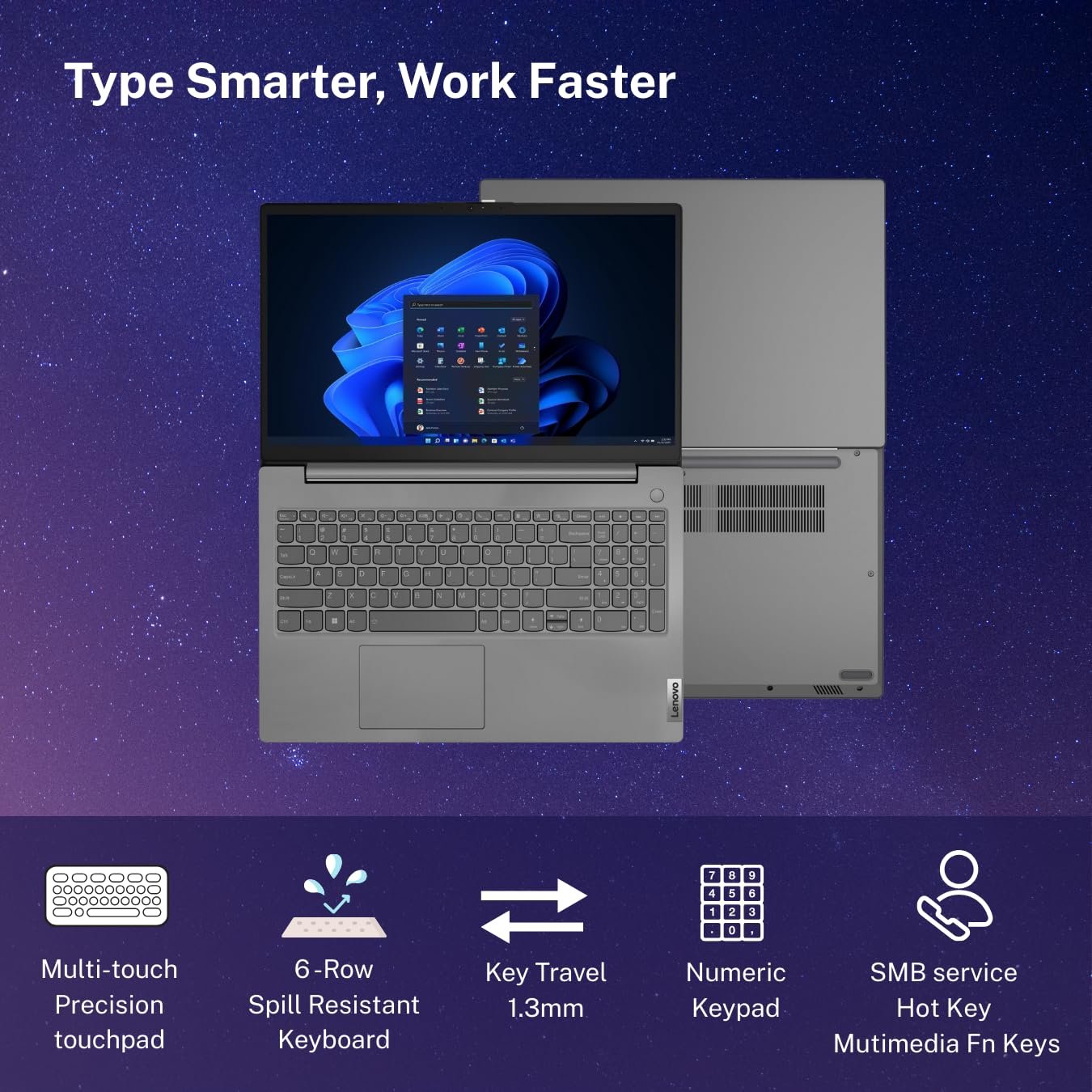 Lenovo V15 Intel Core i3 13th Gen